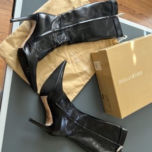 Sergio Rossi black knee high boot. 39 1/2